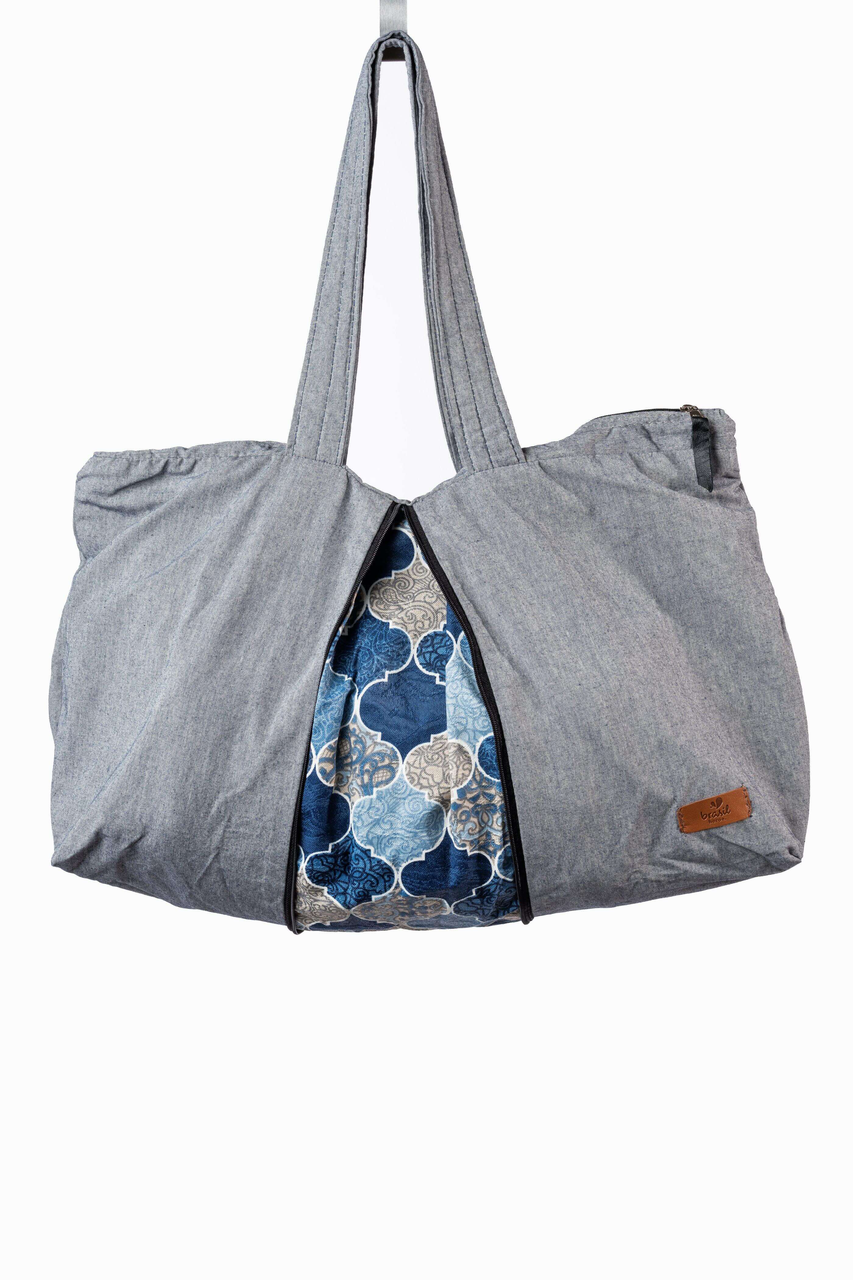 Canoa Handtasche, Groß - Jeans, Flex-Familienunternehmen-Brasilheroe-