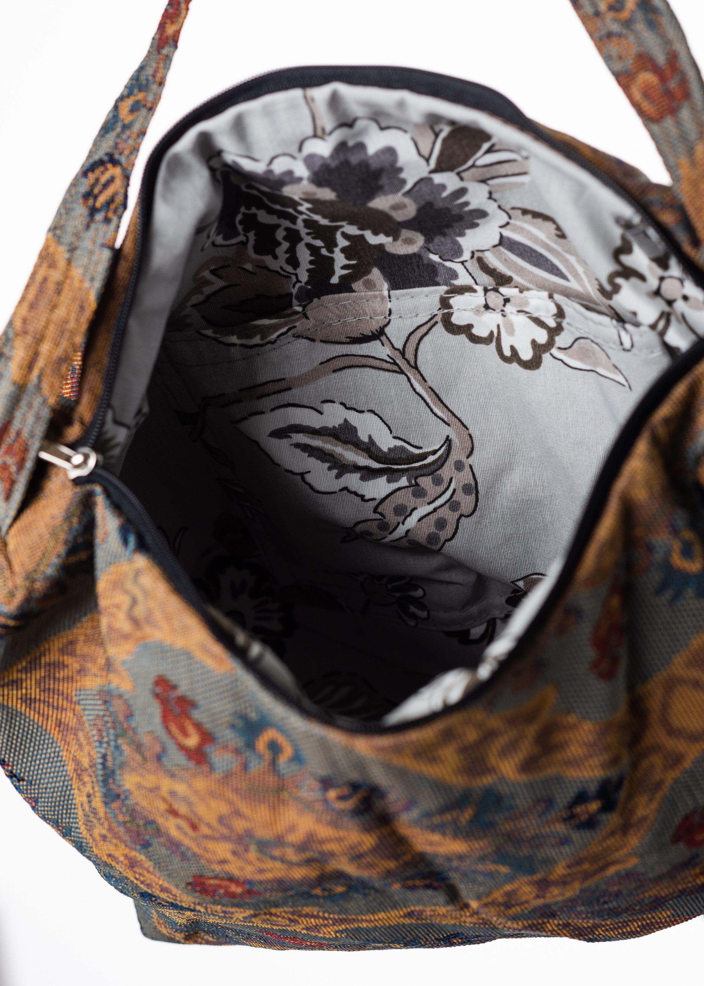 Canoa Handtasche, Klein - Cerrado (Braun)-Familienunternehmen-Brasilheroe-