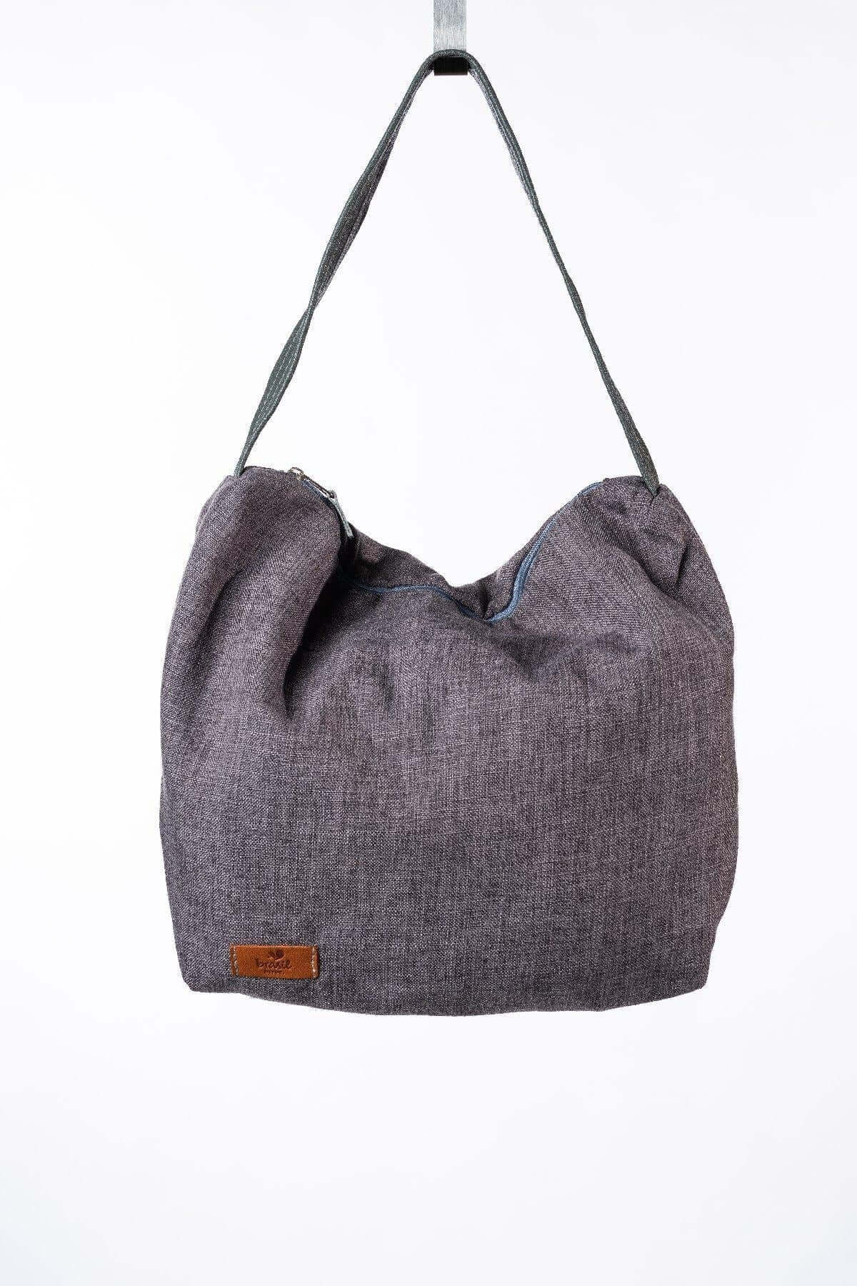 Canoa Handtasche, Klein - Cinzenta (Grau)-Familienunternehmen-Brasilheroe-