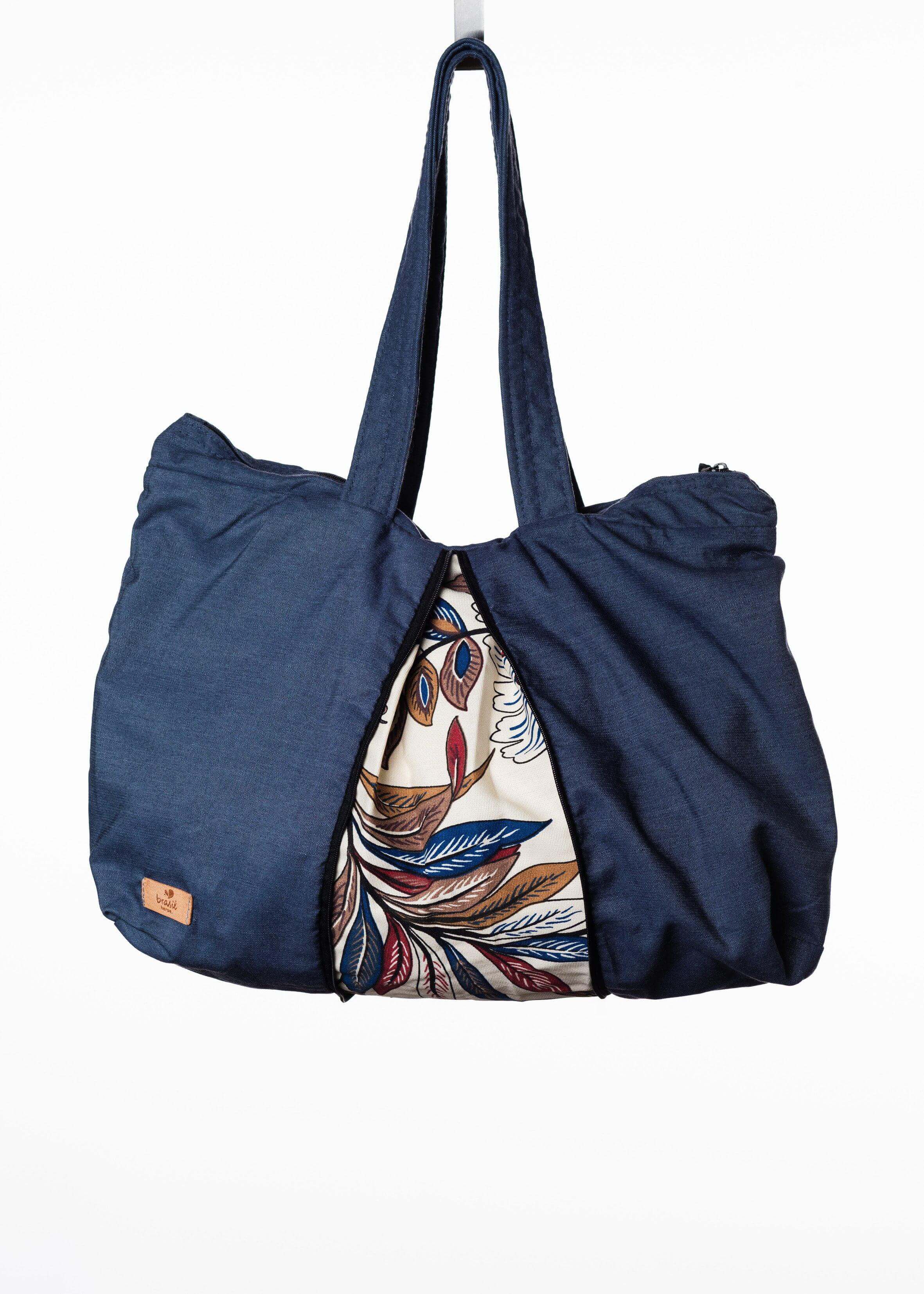 Canoa Handtasche, Klein - Jeans, Dunkel, Flex-Familienunternehmen-Brasilheroe-
