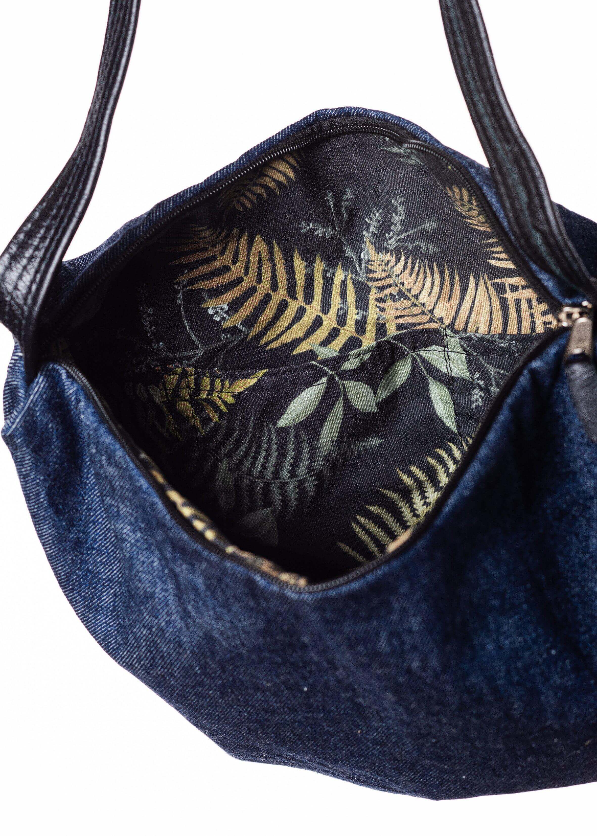 Canoa Handtasche, Klein - Jeans-Familienunternehmen-Brasilheroe-