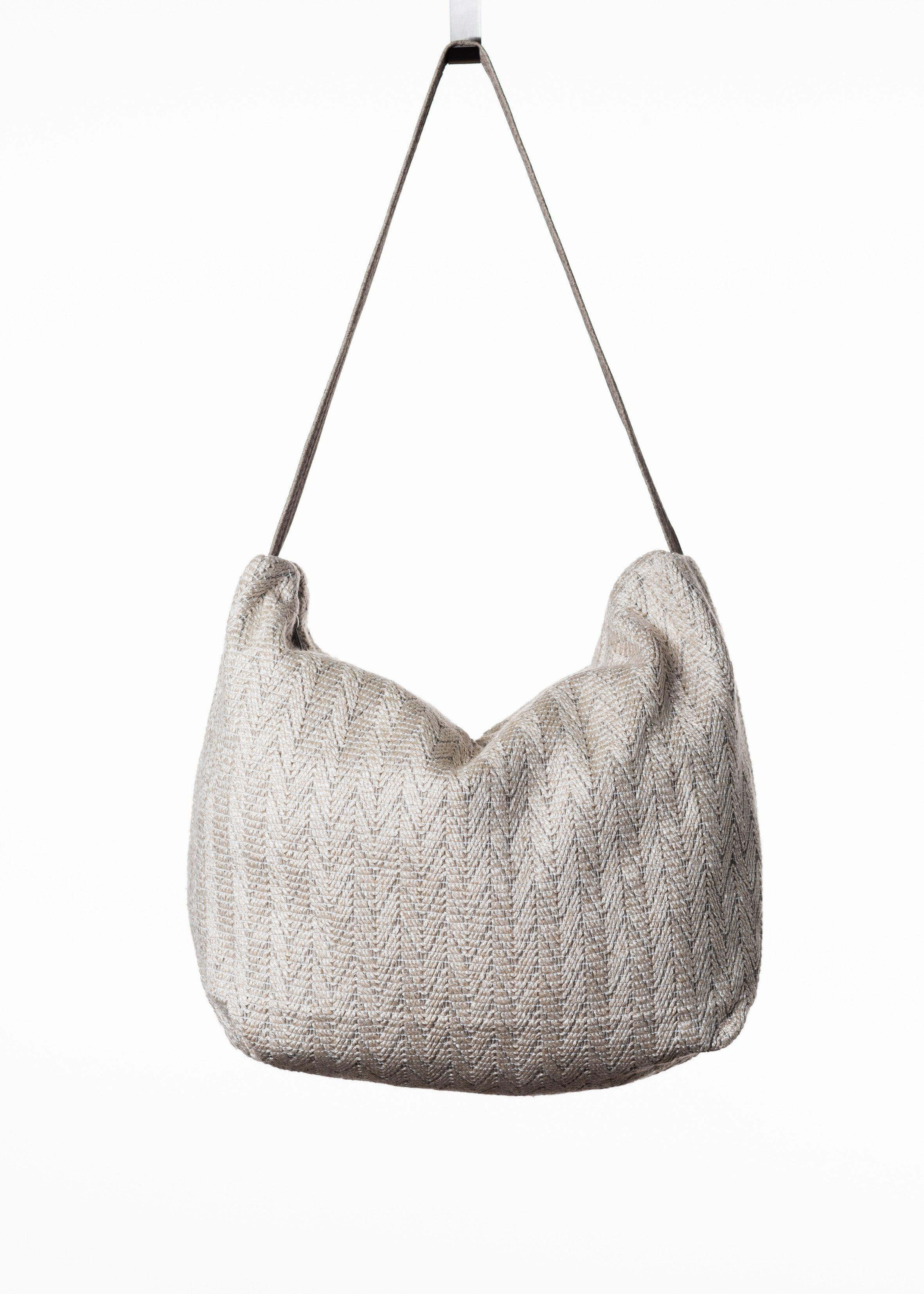 Canoa Handtasche, Klein - Juquehy (Beige)-Familienunternehmen-Brasilheroe-
