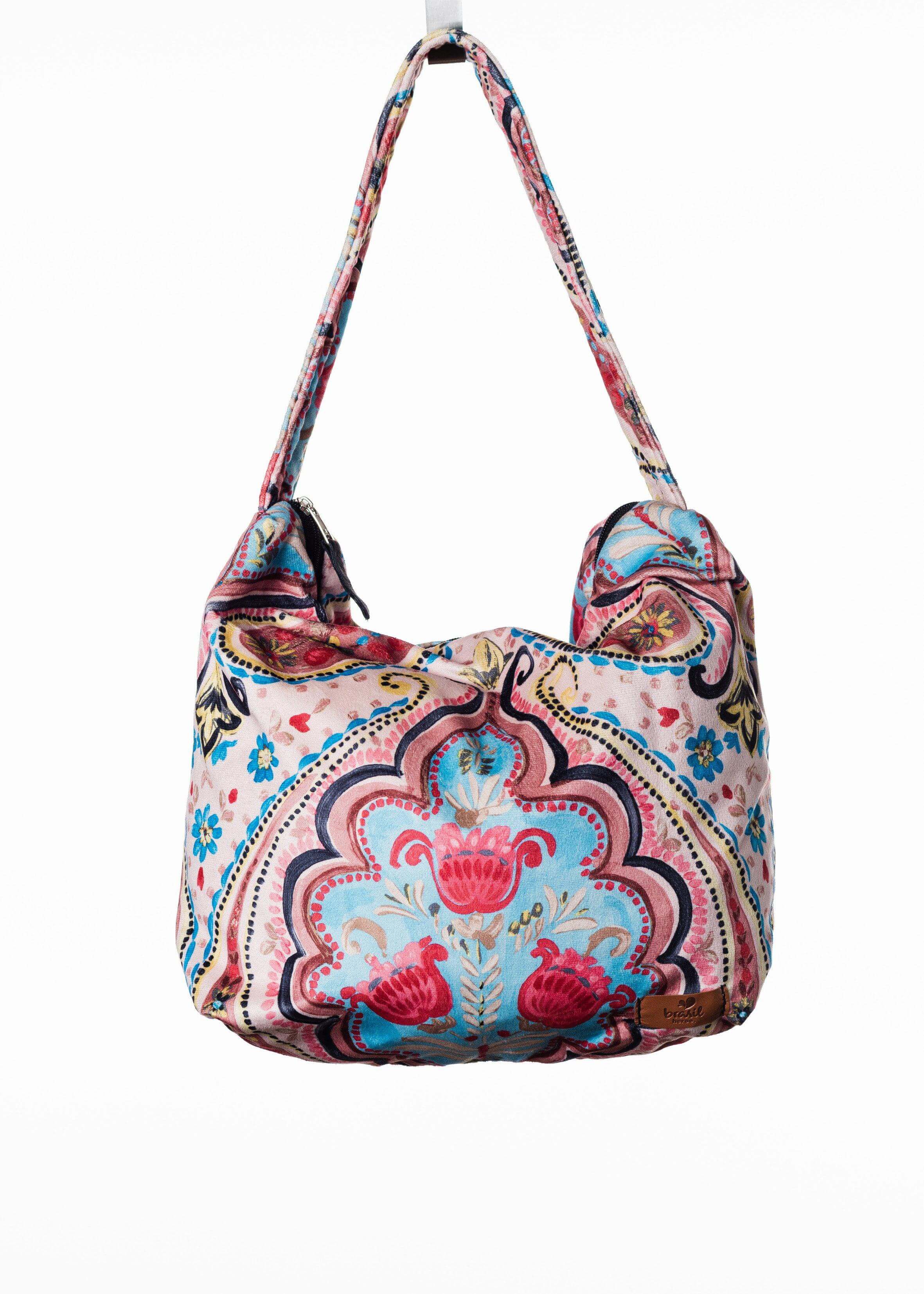 Canoa Handtasche, Klein - Salvador (Rosa)-Familienunternehmen-Brasilheroe-