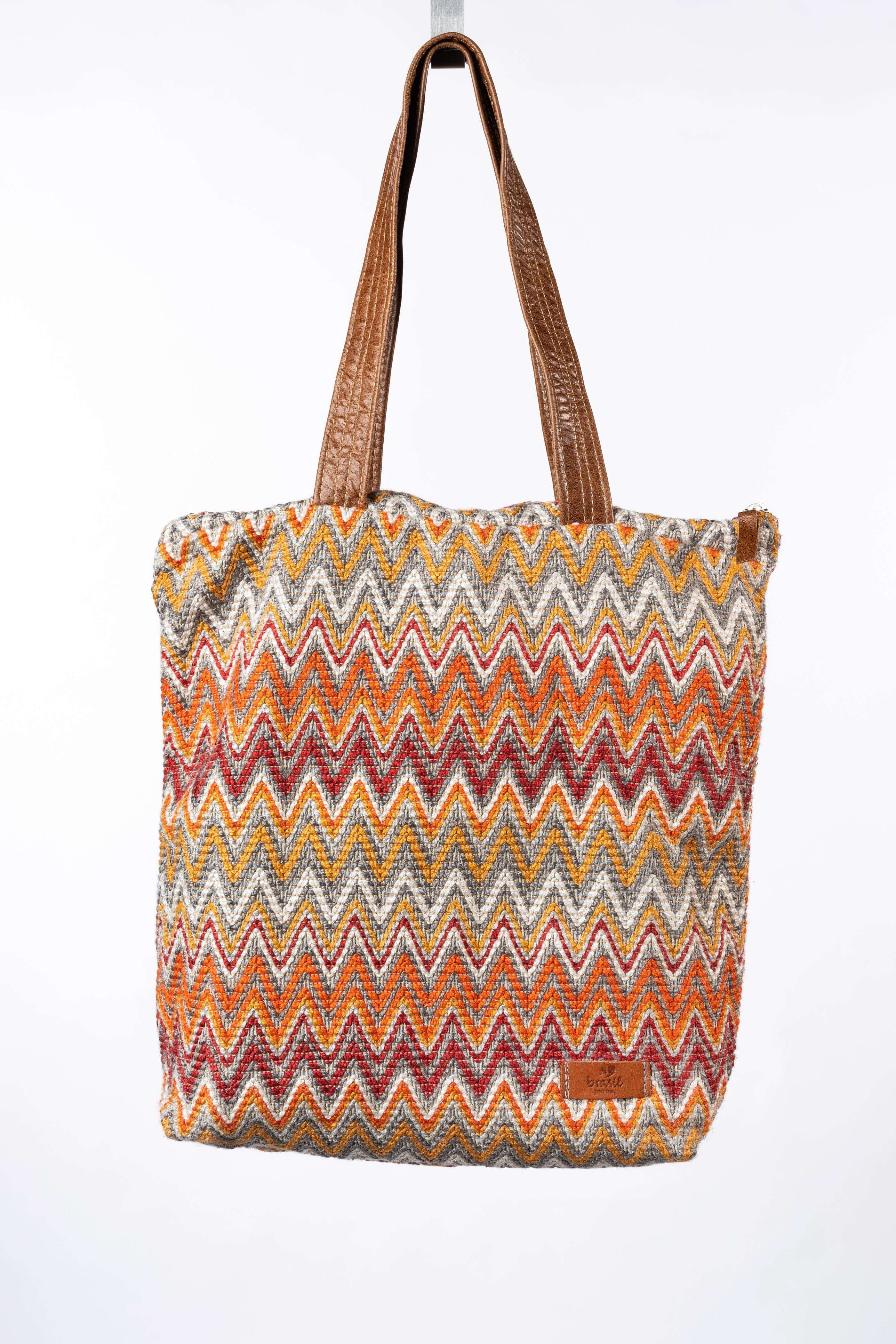 City Shopping Handtasche - Laranja (Orange)-Familienunternehmen-Brasilheroe-