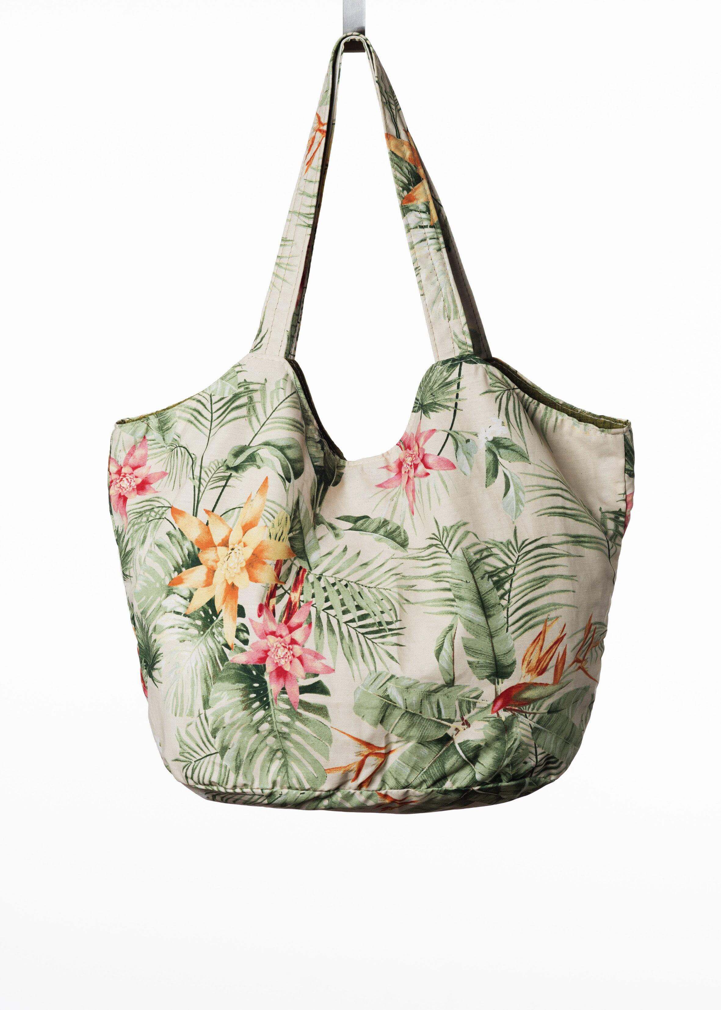 Praia Beach Handtasche, Groß - Amazonas (Beige)-Familienunternehmen-Brasilheroe-
