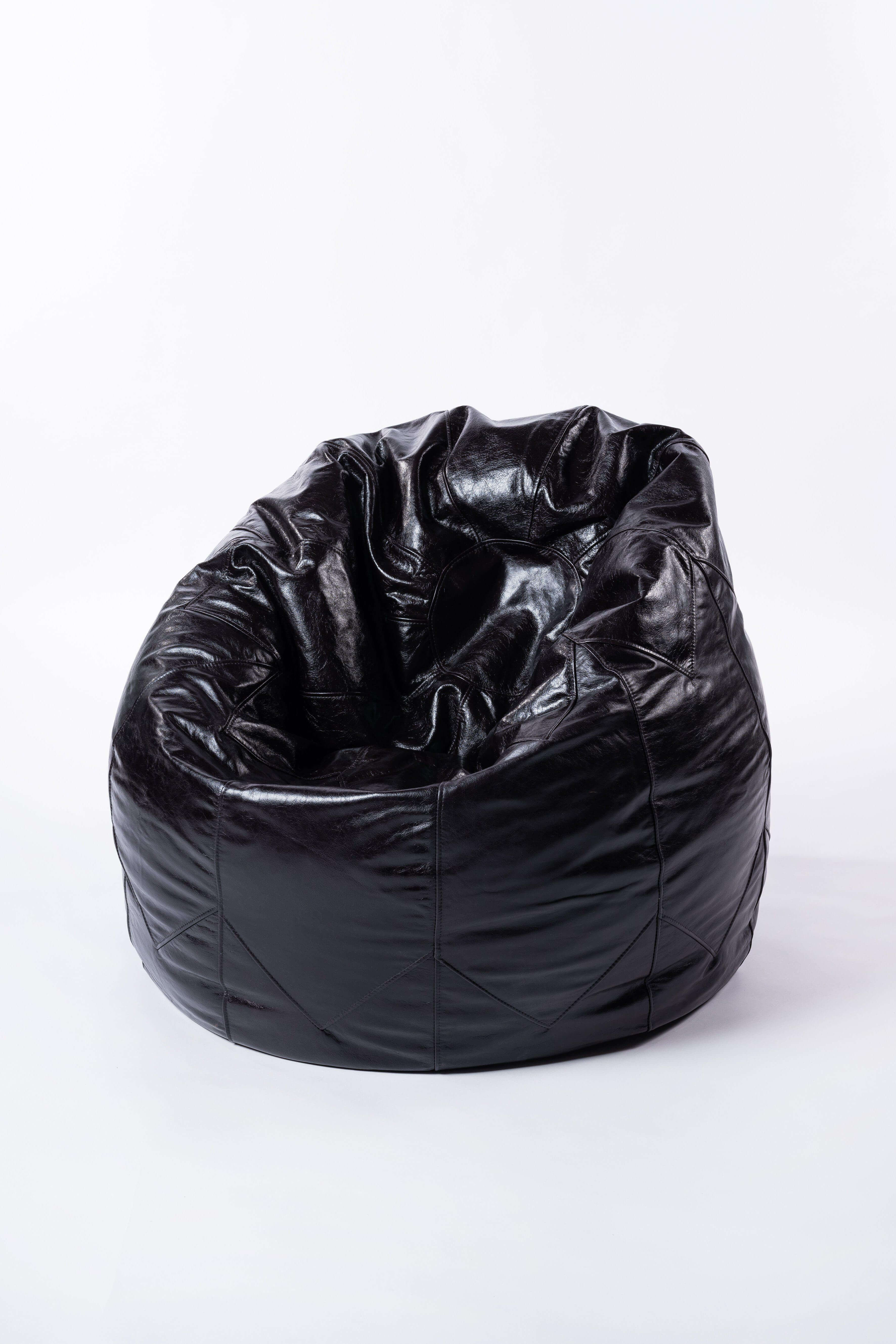Sitzsack Leder Premium, Medium - Ribeirão Preto-Familienunternehmen-Brasilheroe-