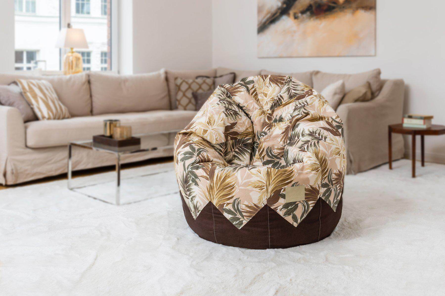 Sitzsack Stoff, Medium - Boracéia-Familienunternehmen-Brasilheroe-