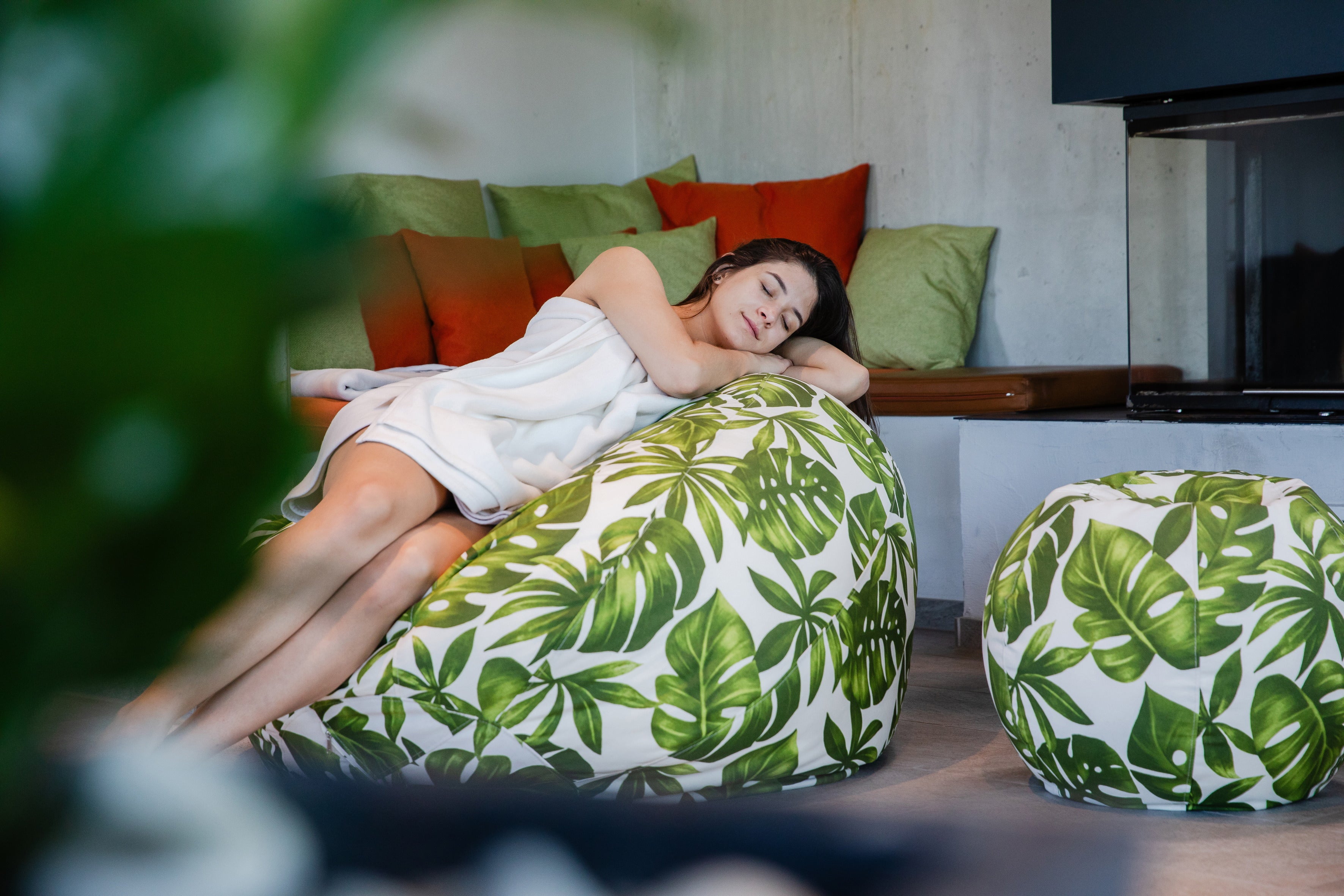 Sitzsack Stoff, Medium - Guaratuba-Familienunternehmen-Brasilheroe-