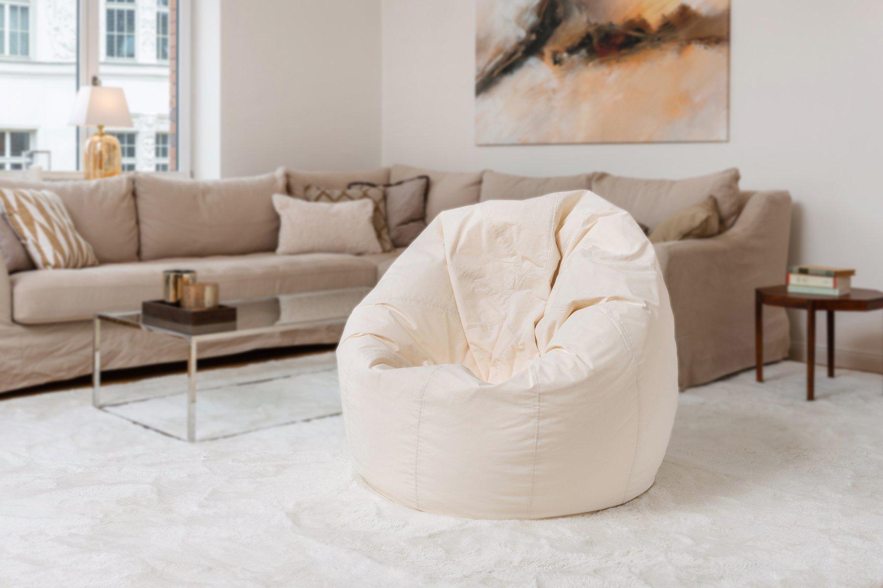 Sitzsack Stoff, Medium - Lençóis Maranhenses-Möbel-Brasilheroe
