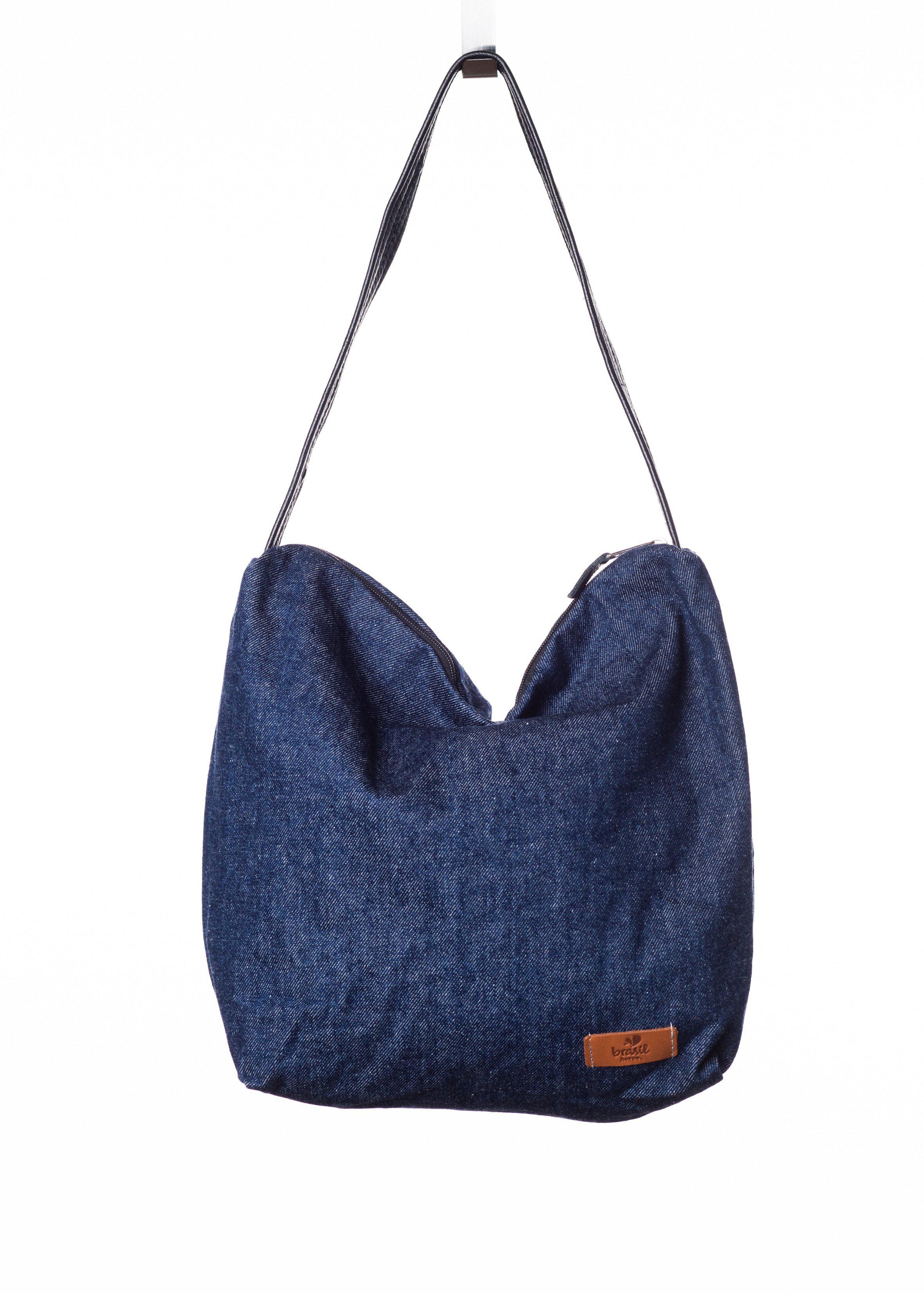 Canoa Handtasche, Klein - Jeans-Familienunternehmen-Brasilheroe-