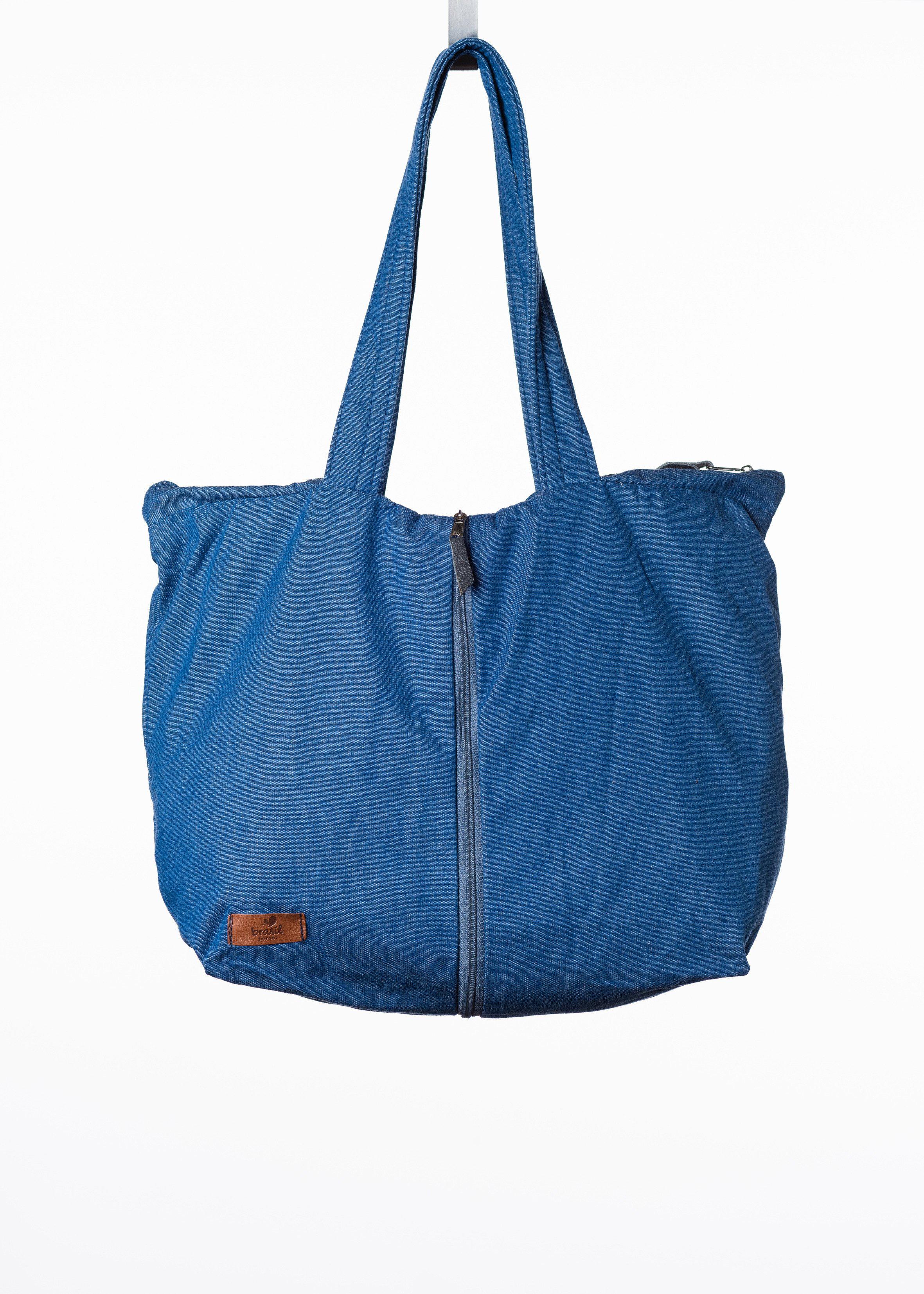 Canoa Handtasche, Klein - Jeans, Hellblau, Flex-Brasilheroe-Brasilheroe