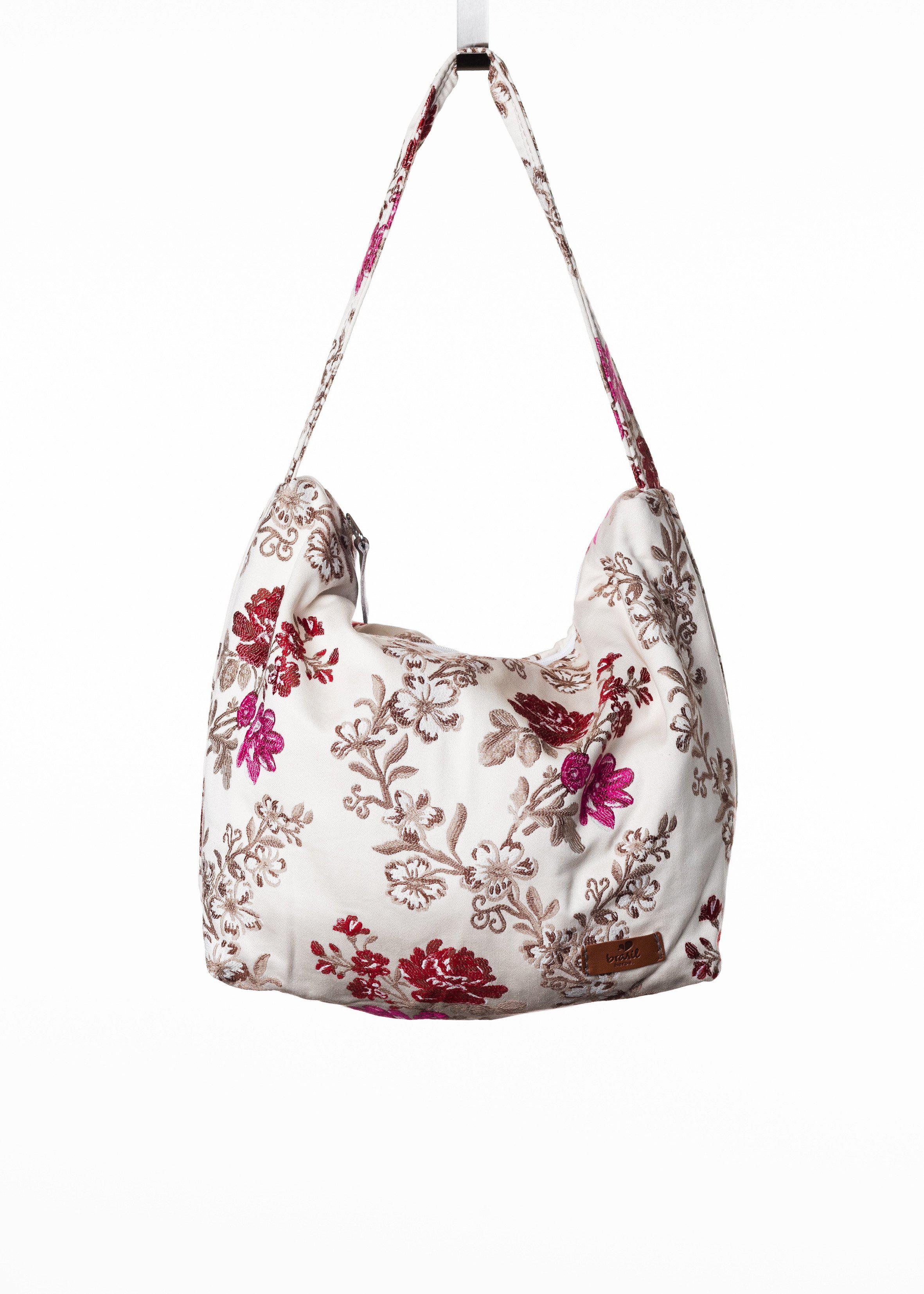 Canoa Handtasche, Klein - Rosas (Creme)-Familienunternehmen-Brasilheroe-