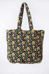 City Shopping Handtasche - Bege, Flores (Beige, Blumen)-Brasilheroe-Brasilheroe