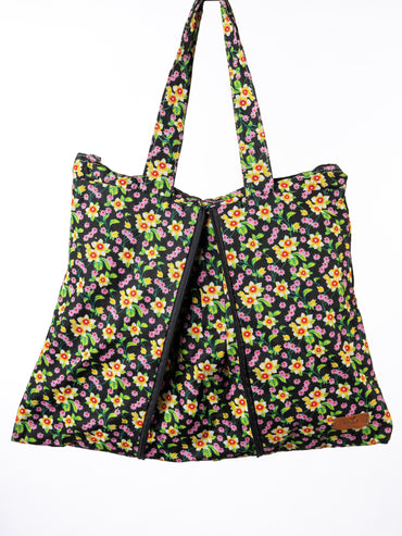 City Shopping Handtasche - Flores (Blumen), Flex