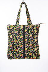 City Shopping Handtasche - Flores (Blumen), Flex-Familienunternehmen-Brasilheroe-