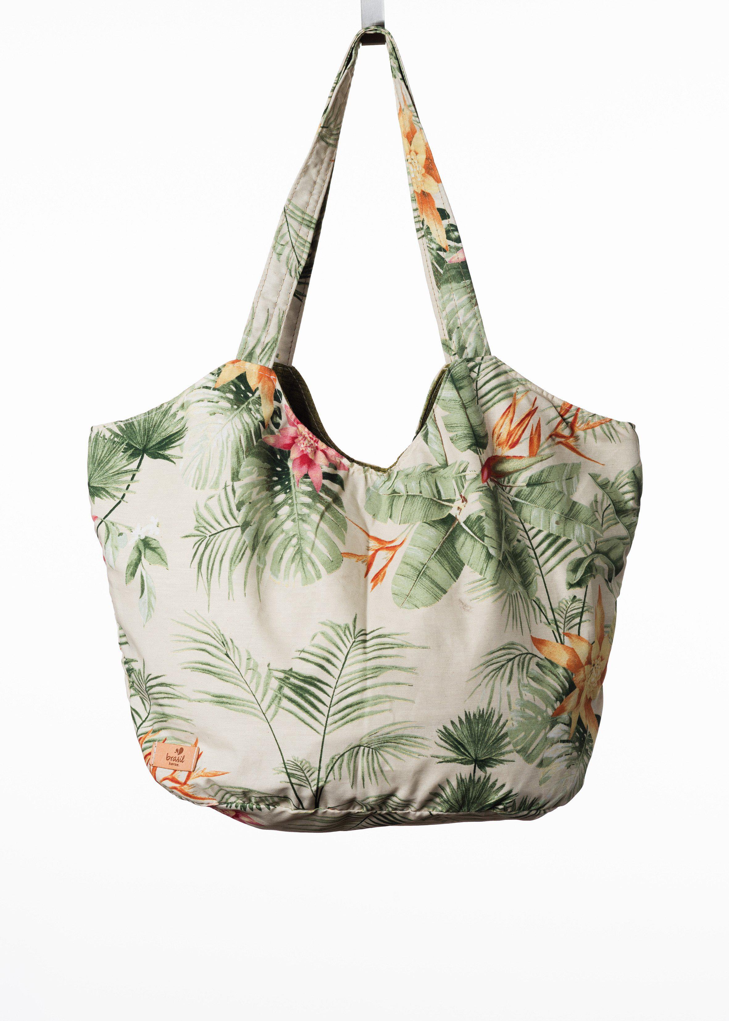 Praia Beach Handtasche, Groß - Amazonas (Beige)-Brasilheroe-Brasilheroe