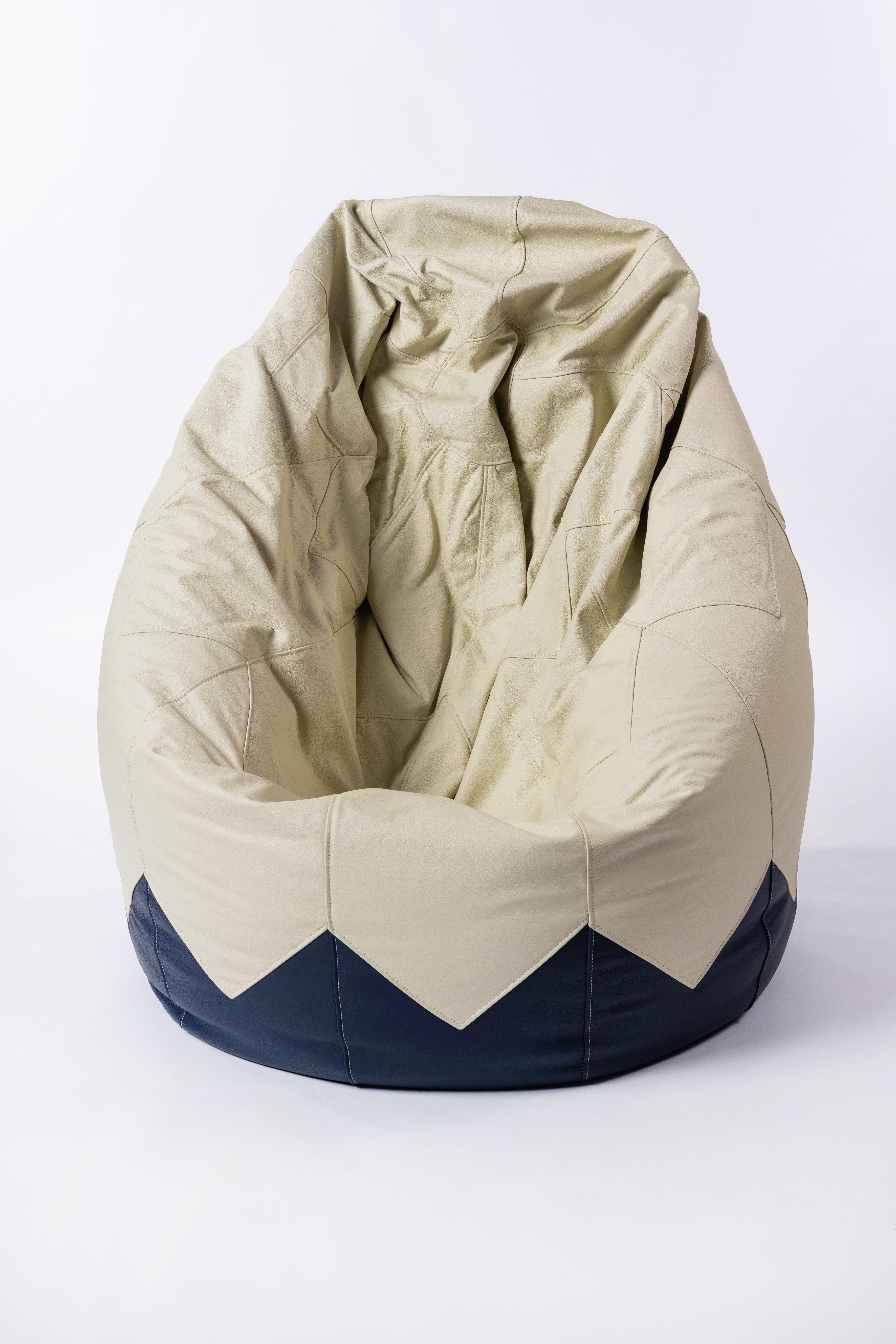 Sitzsack Leder Classic, Groß - Pico da Neblina-Möbel-Brasilheroe-Brasilheroe